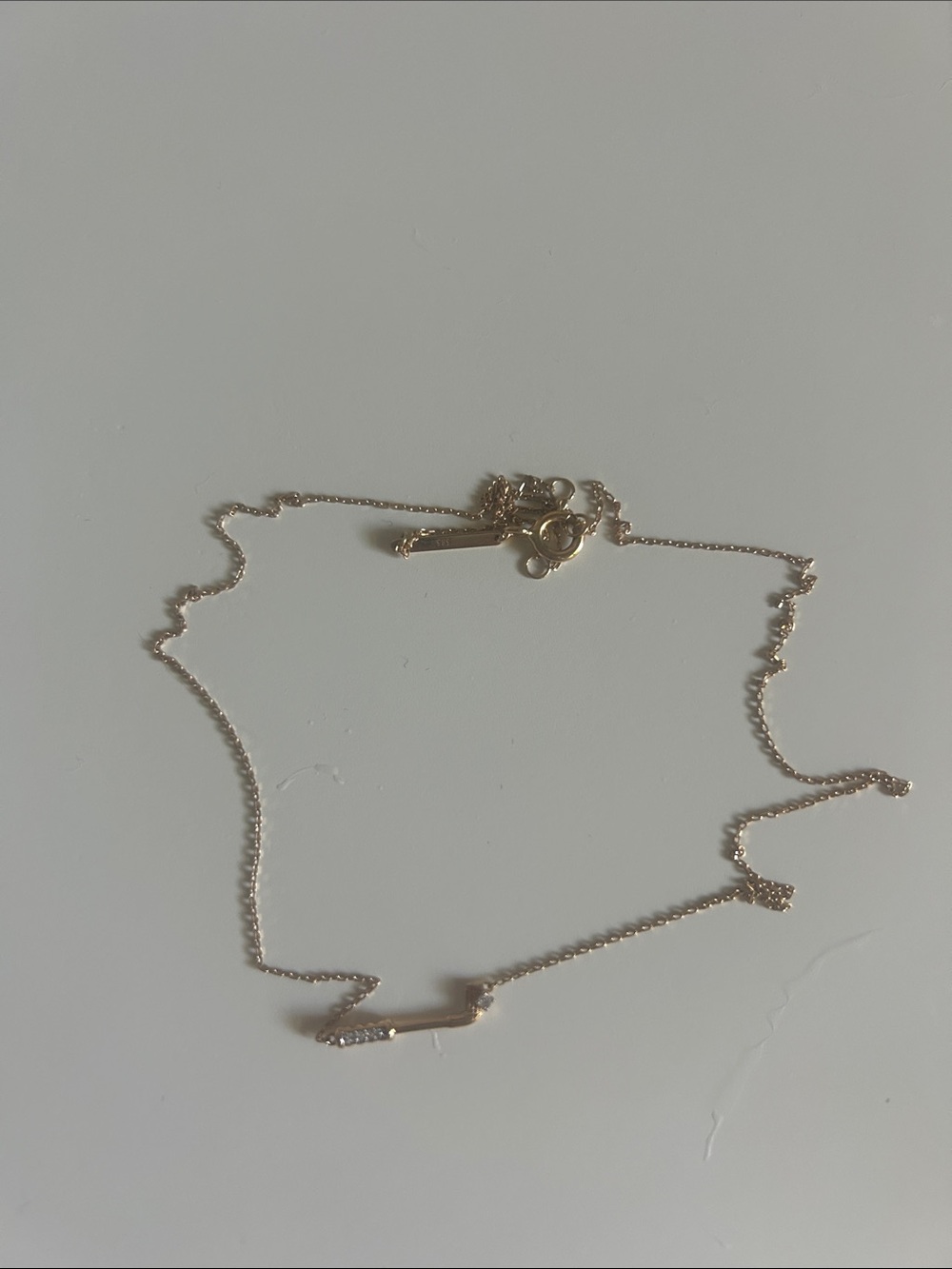 Kendra Scott Golf 14K gold necklace with diamonds 💎